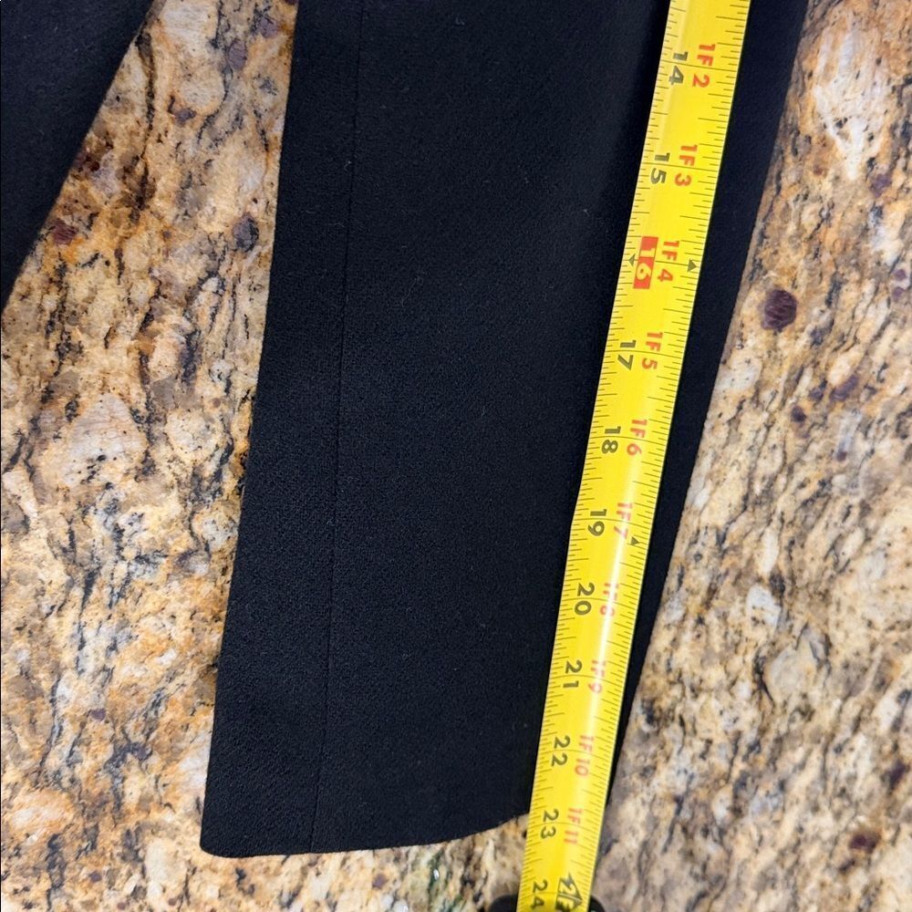 Greg Adams Black Wool Blazer Jacket Women’s Size 13/14 Classic Tailored - Picture 7 of 13